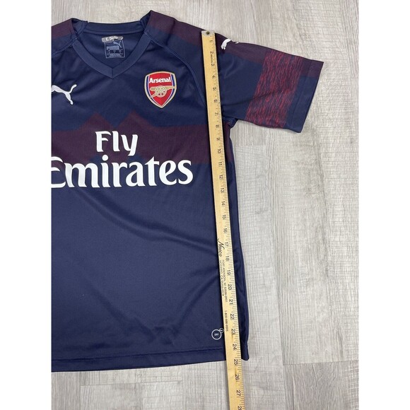 CLASSIC ARSENAL FC 2018-2019 MENS SMALL FOOTBALL AWAY SHIRT PUMA RARE T - Picture 6 of 8
